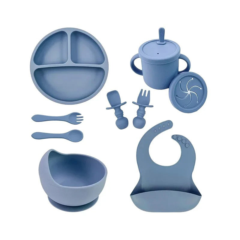 Silicone Baby Feeding 9 Pieces Set - Magico®